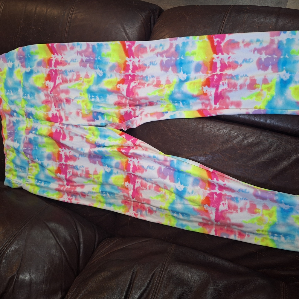 Colorful Tie-Dye Kids Leggings